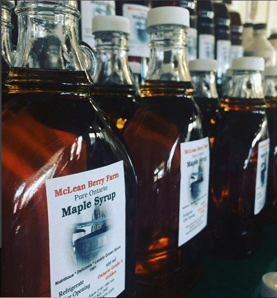Maple Syrup McLean and Buckhorn Berry Farms