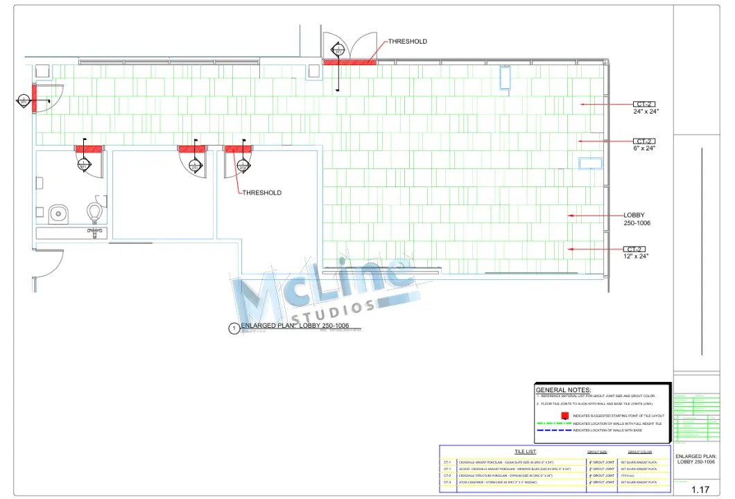 Shop Drawing Samples McLine Studios