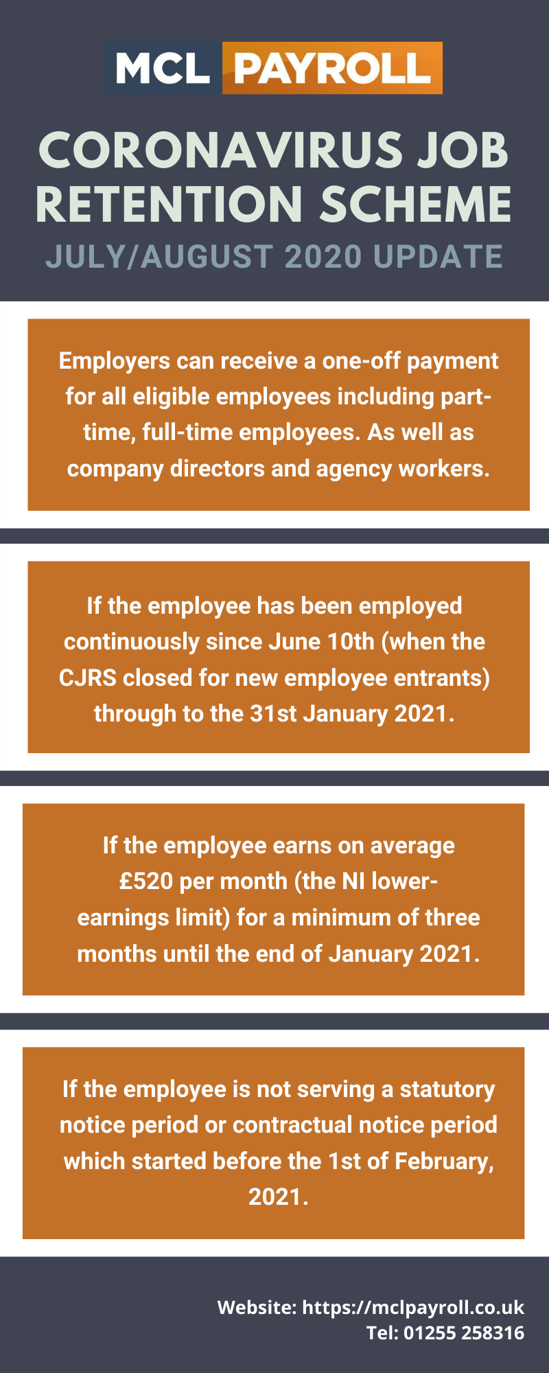 Job Retention Bonus Scheme The Latest Update MCL Payroll