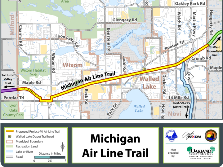 Michigan Air Line Trail Motor City Mountain Biking Association