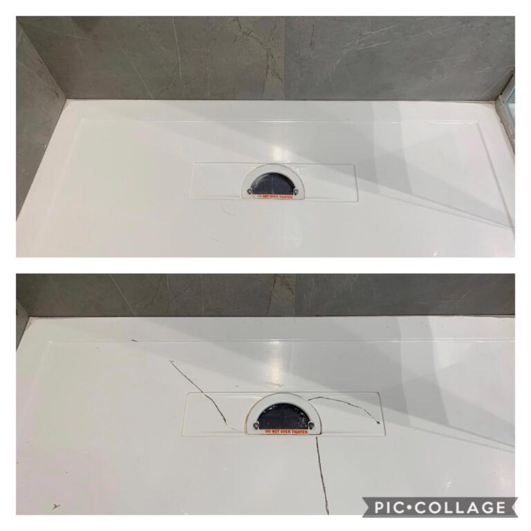 Shower Tray Crack Repair Professional MCM Bath Re Enamelling London