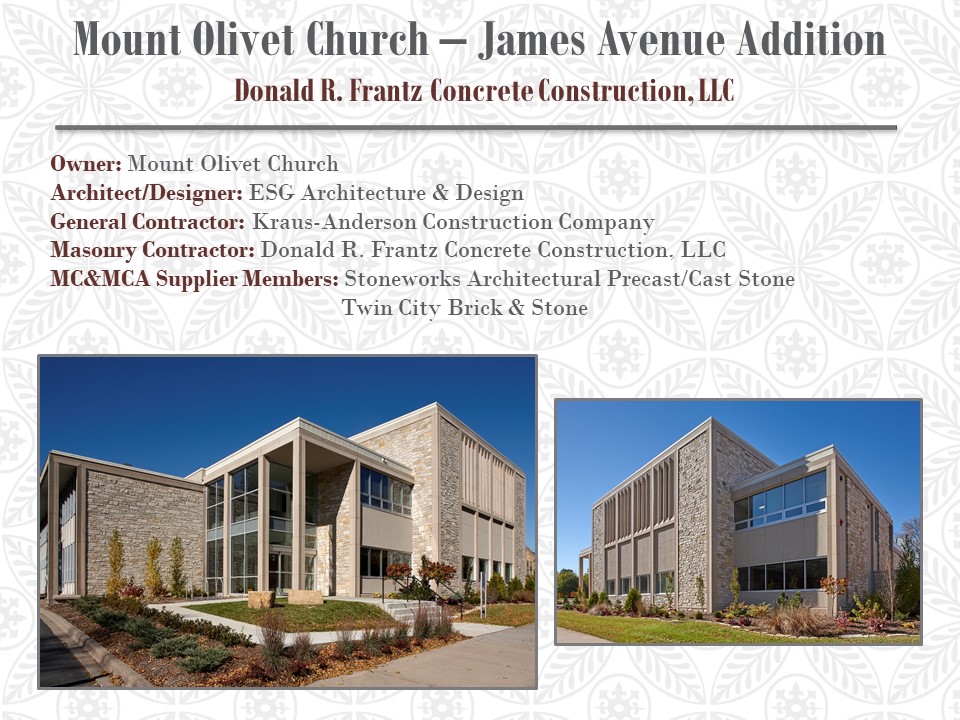 2019 Award Winners Minnesota Concrete & Masonry Contractors Association