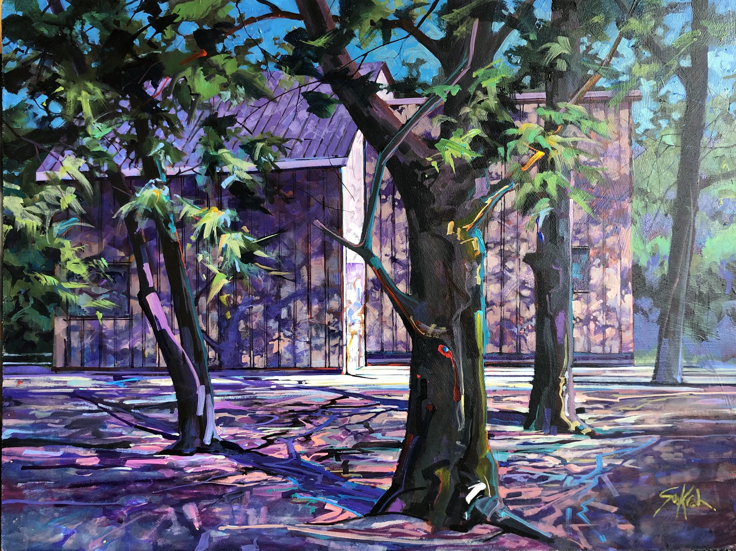 Online Painting Studio with Andrew Cheddie Sookrah McMichael Canadian