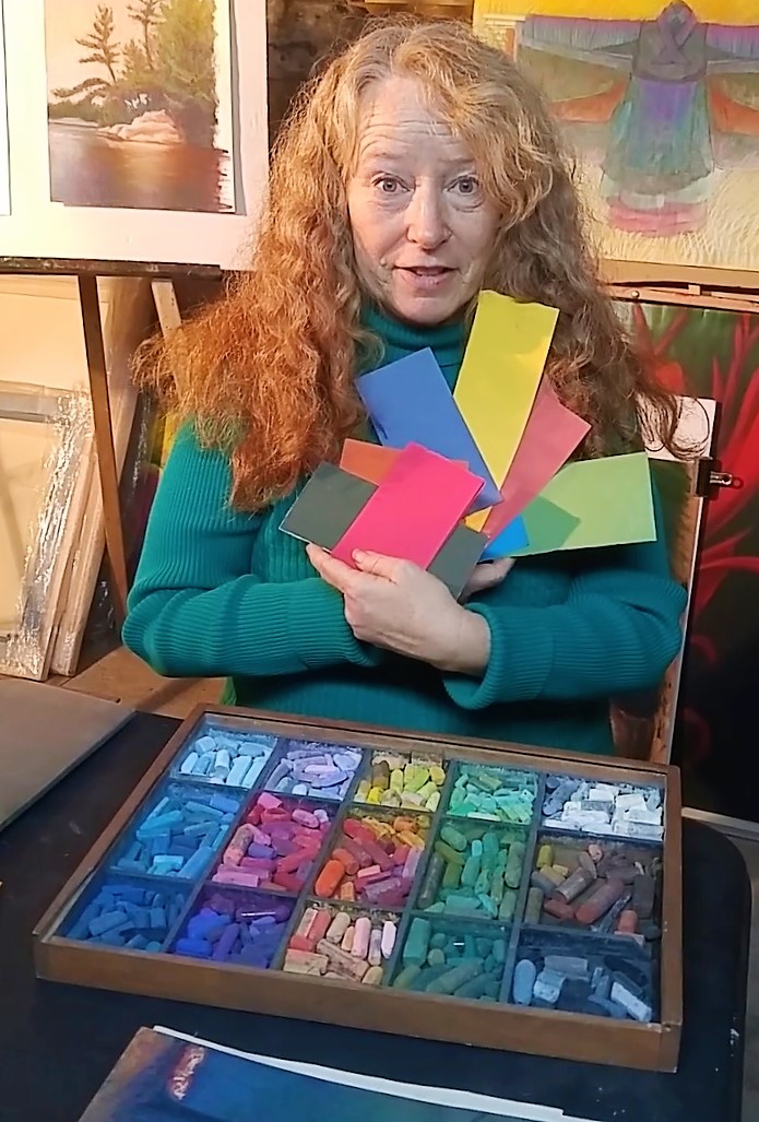 Online Pastel Studio with Margaret Ferraro McMichael Canadian Art