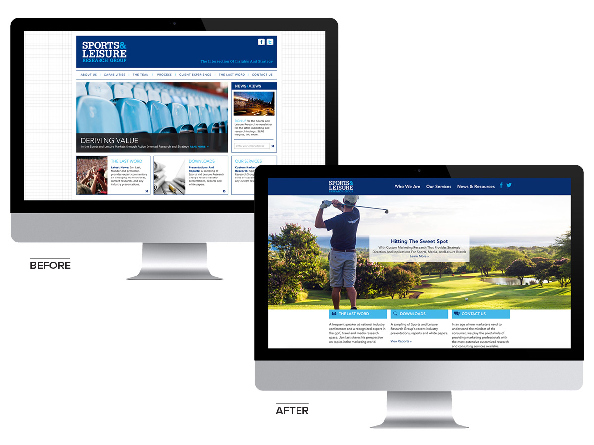 Sports & Leisure Research Group McMillianCo. Branding, Design and