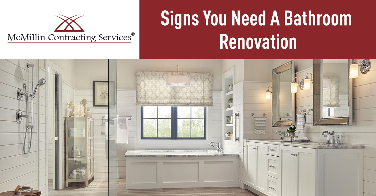 Signs You Need A Bathroom Renovation Millin Contracting
