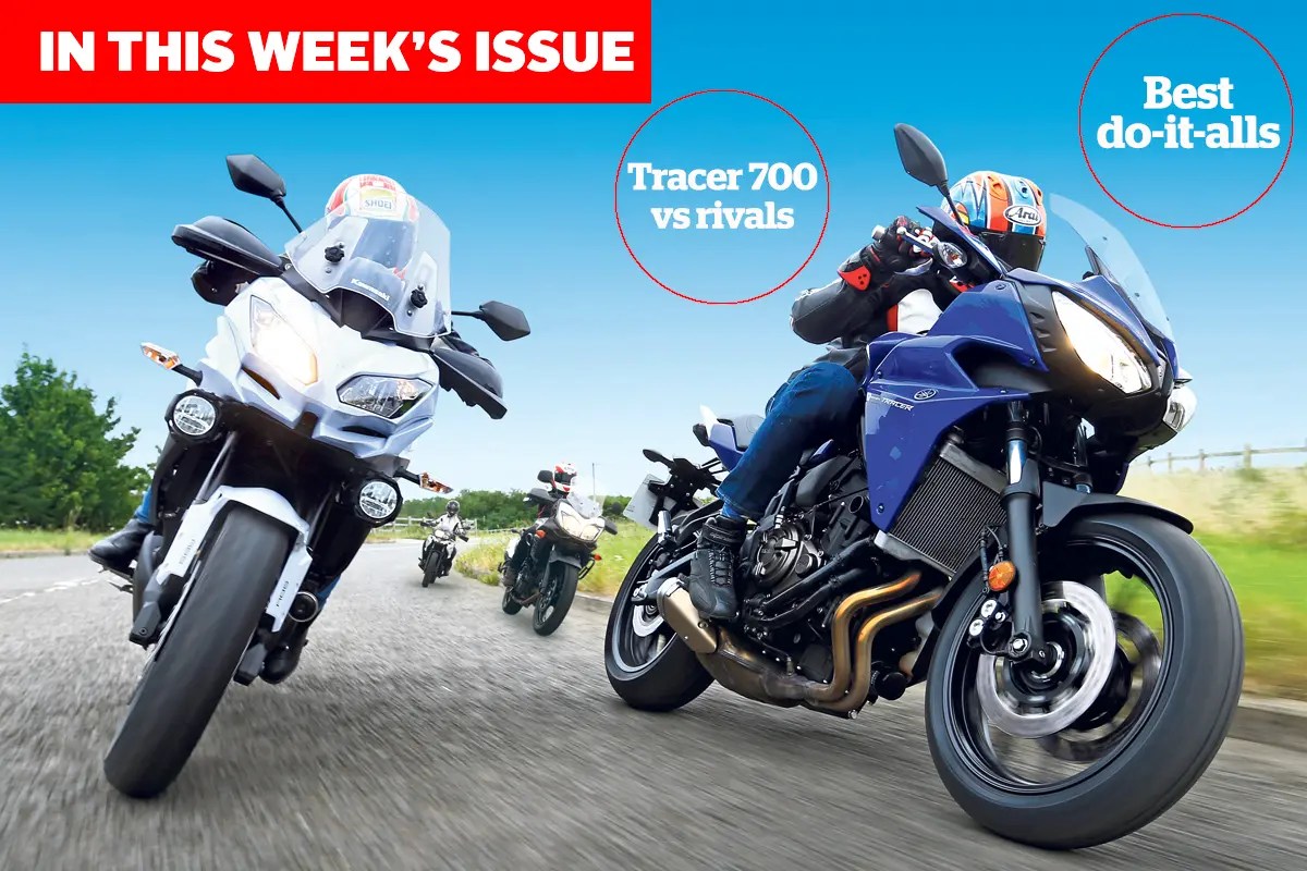 This week's issue Yamaha Tracer 700 vs rivals MCN