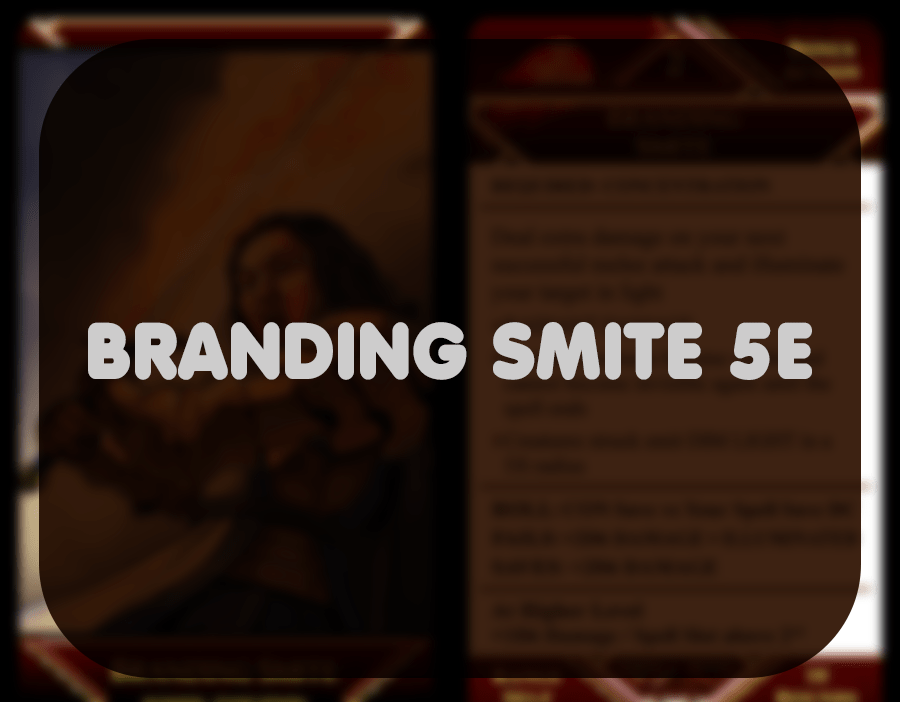 Branding Smite 5e game All you need to know about it