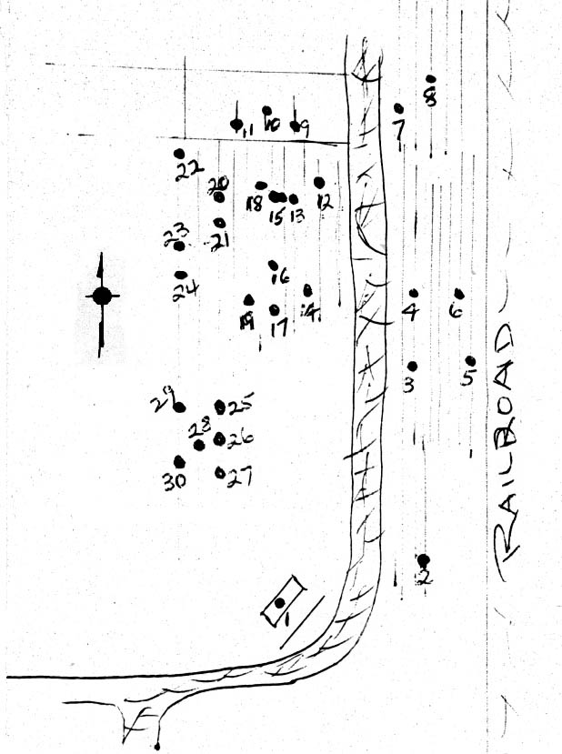 Veteran burials in part of the Britton Road Cemetery; 3