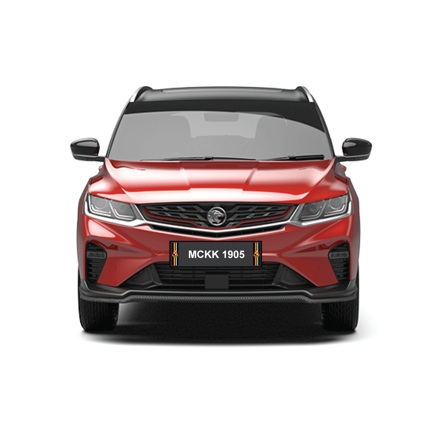 Stripes Car Plate Sticker The Malay College Old Boys Association