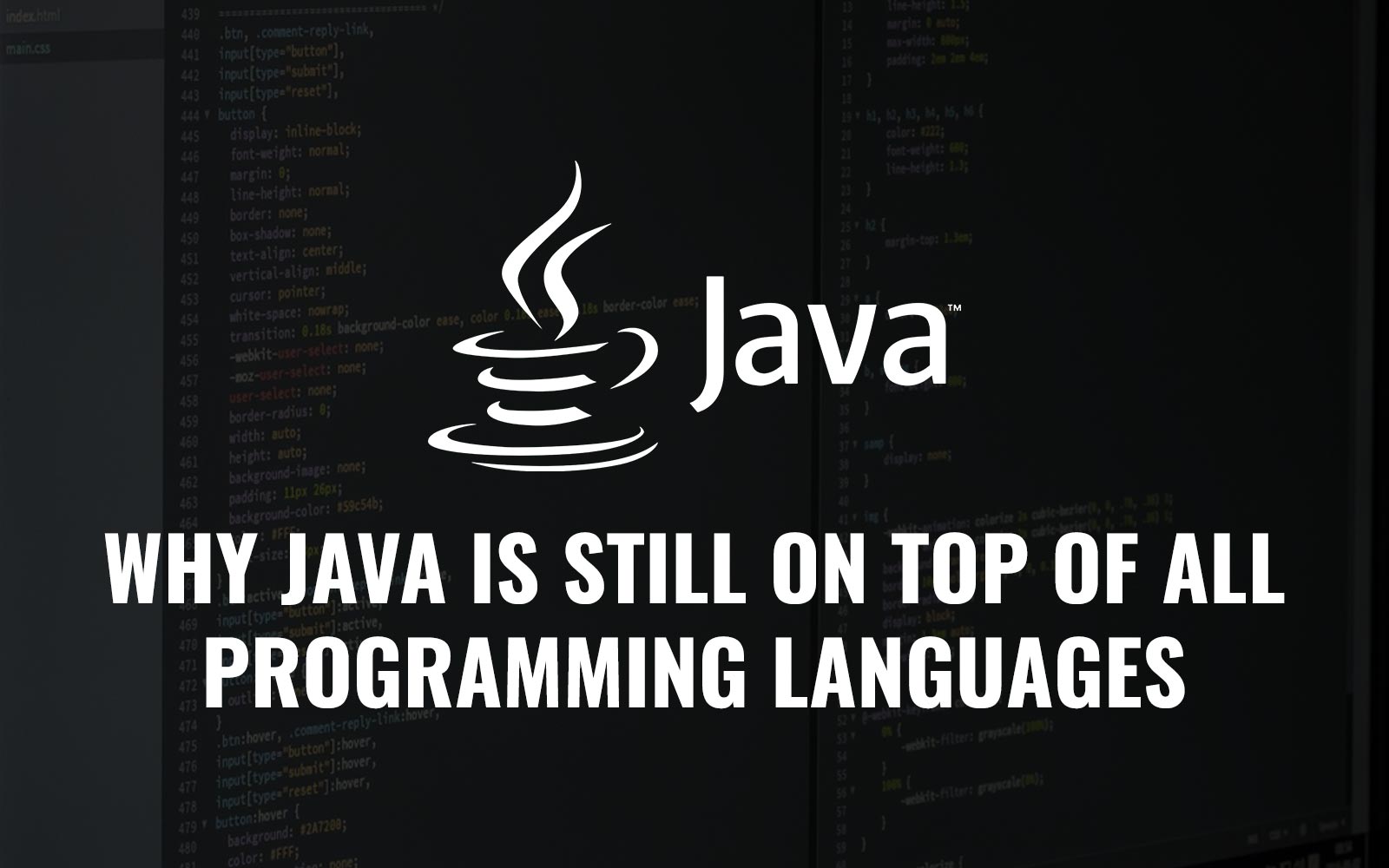 Why Java is still on Top of all Programming Languages in 2020