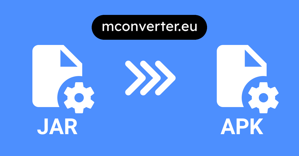 JAR to APK Converter • Online & Free • MConverter