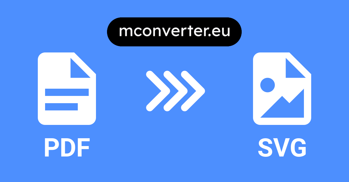 PDF to SVG Converter • Online & Free • MConverter