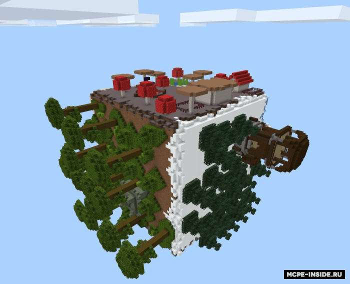 Небесный куб 2 / Карты для Майнкрафт / Minecraft PE Inside
