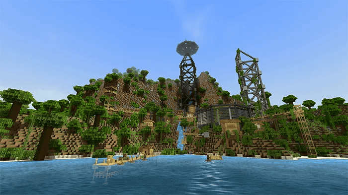 Abandoned Military Base Minecraft PE Maps