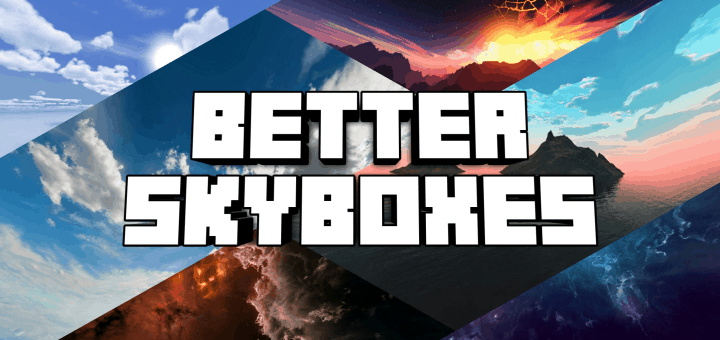 Better Skyboxes Minecraft PE Texture Pack Minecraft AddOns