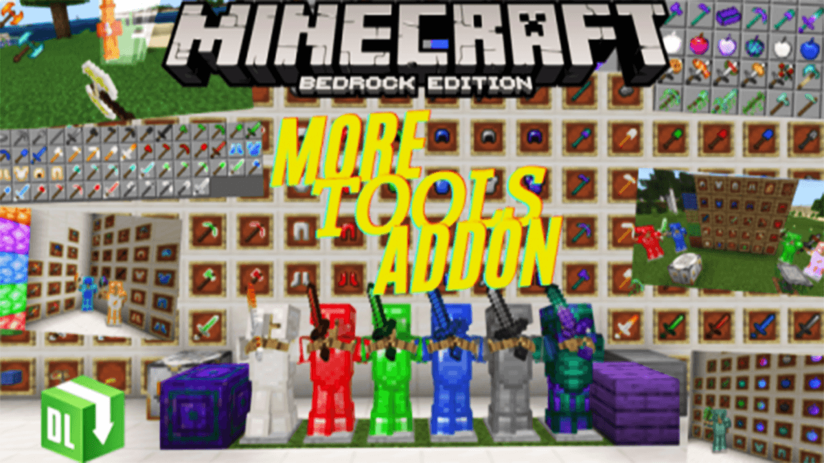 More Tools Addon for Minecraft Pe (Armor Durability Fixed)