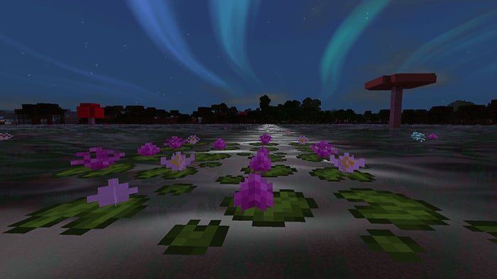 Lily Pads Plus+ texture pack for MCPE MCPE AddOns Minecraft PE