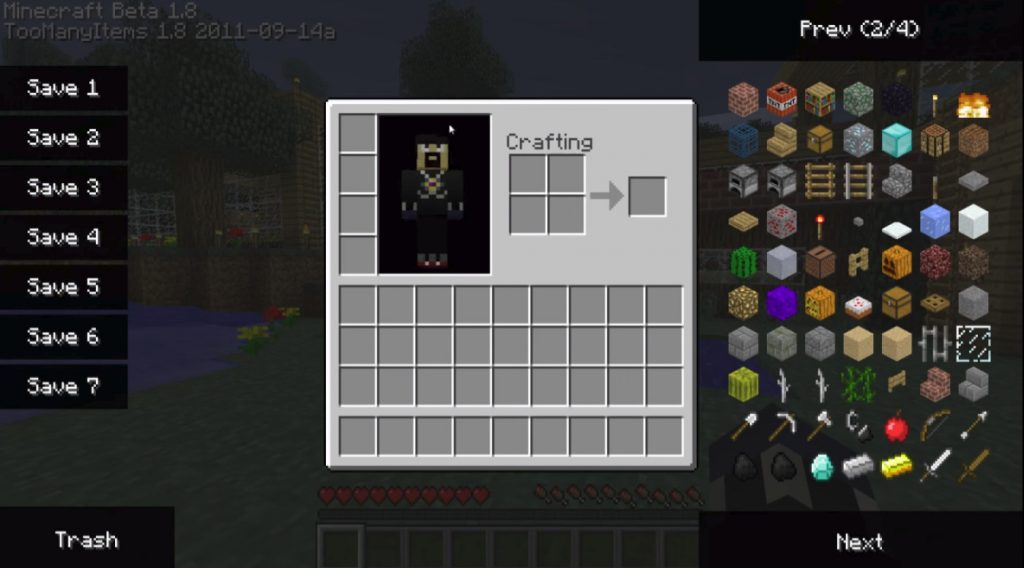 Too Many Items Mod [ToolBox] Minecraft PE Bedrock Mods