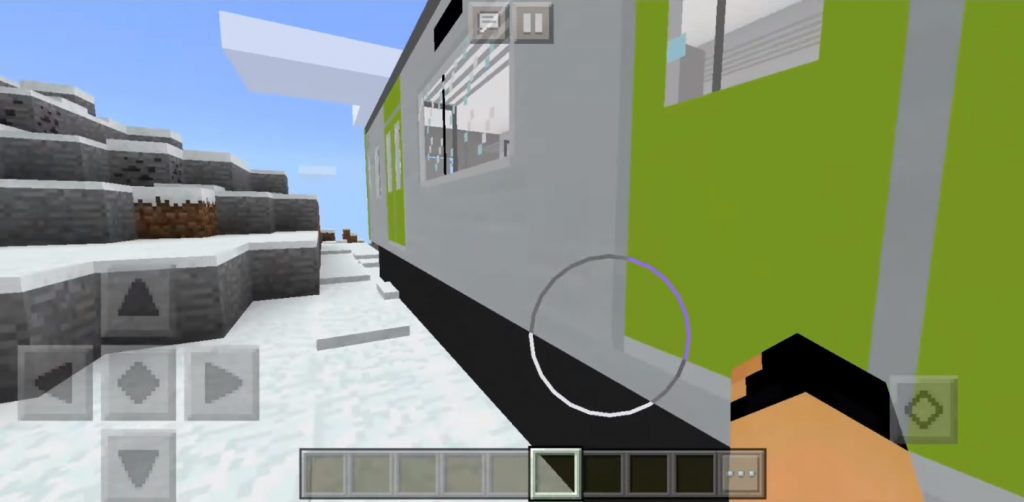 Train Mod Minecraft PE Bedrock Mods