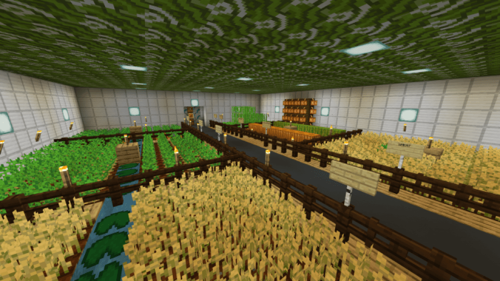 Underground Ravine Base! Map Minecraft PE Bedrock Maps