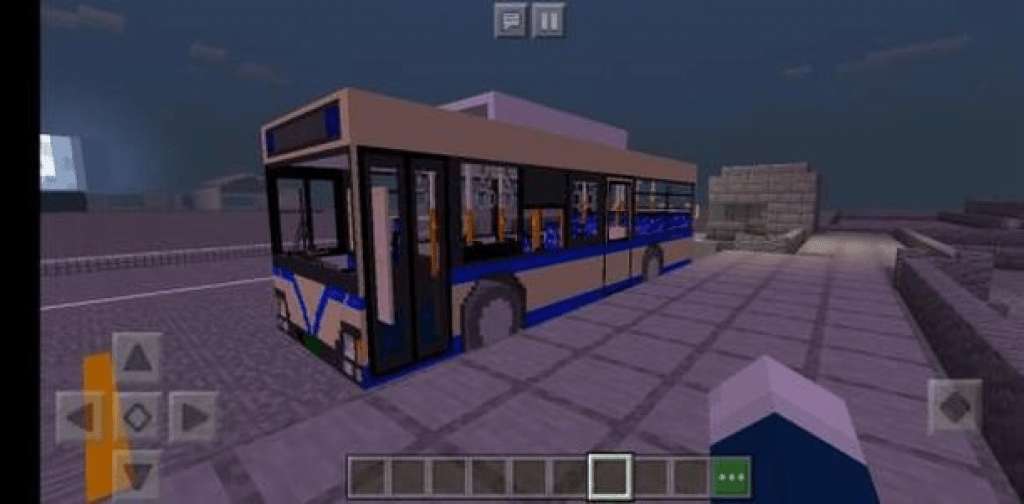 Bus Addon Minecraft PE Bedrock Addons, Minecraft PE Bedrock Mods