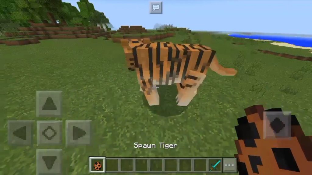 Tiger Addon(Mod) Minecraft PE Bedrock Addons, Minecraft PE Bedrock Mods