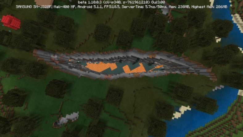 Huge Swamp Ravine Seed Minecraft PE Bedrock Seeds