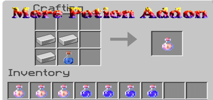 More Potions Addon Minecraft PE Bedrock Addons