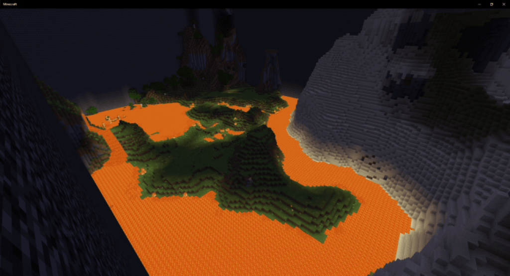 Flood Challenge Lava Edition Map Minecraft PE Bedrock Maps
