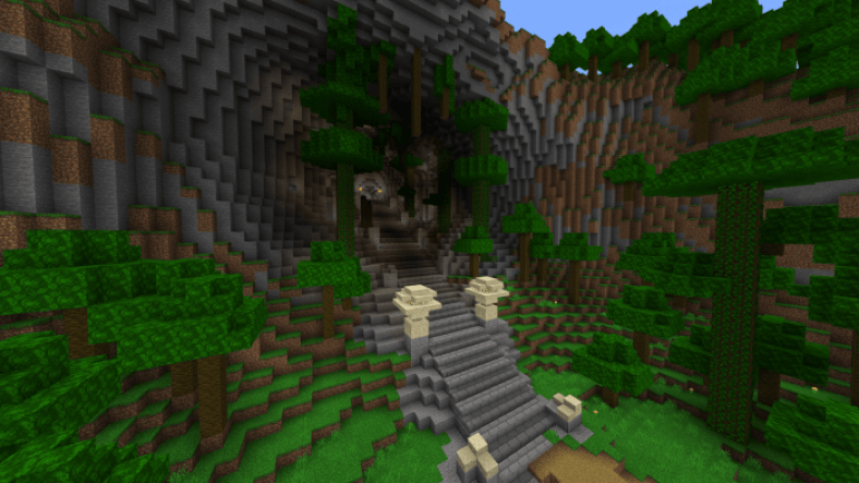 Temple Glide Map Minecraft PE Bedrock Maps