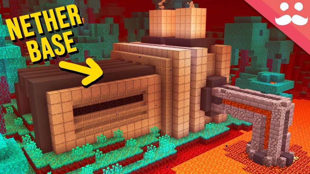 Nether Survival Base Map Minecraft PE Bedrock Maps