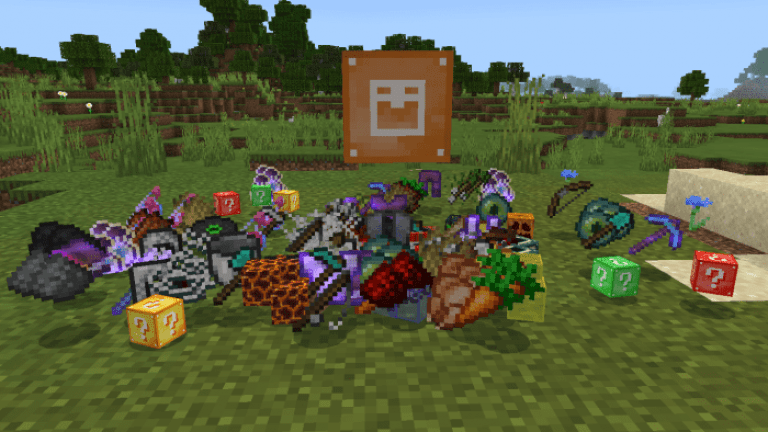 Lucky Blocks Addon Minecraft PE Bedrock Addons