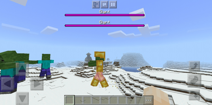 Minecraft Giants Addon Minecraft PE Addons