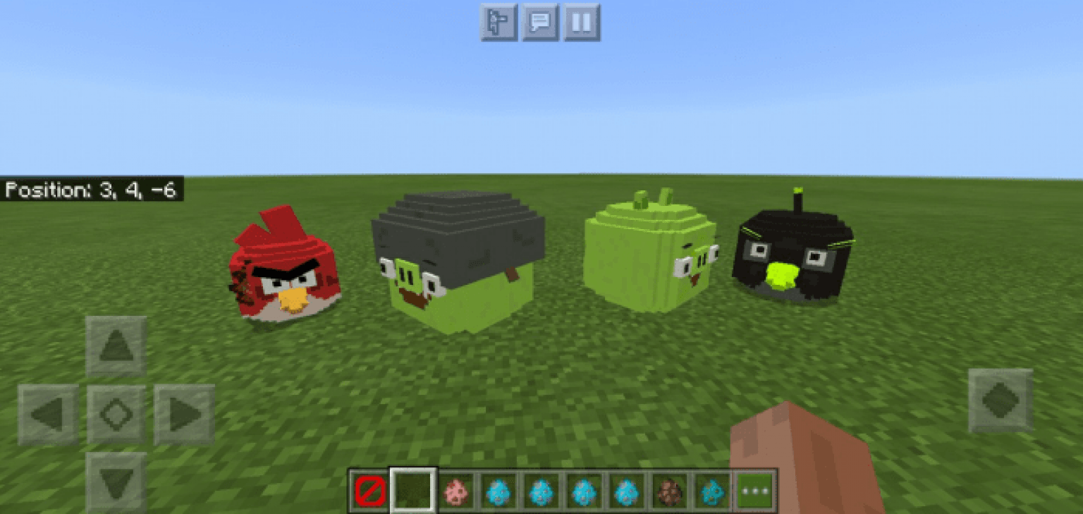 Angry Birds Addon Minecraft PE Bedrock Addons