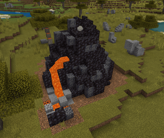 Rocks+ Mod Minecraft PE Bedrock Mods