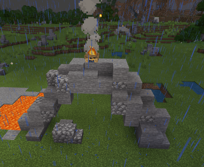 Rocks+ Mod Minecraft PE Bedrock Mods