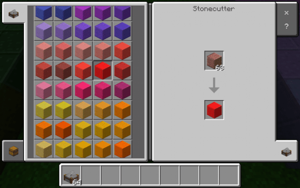 More Polished Granite Colors Mod Minecraft PE Bedrock Mods