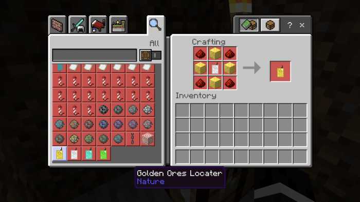 Ores Locaters Addon Minecraft PE Bedrock Addons
