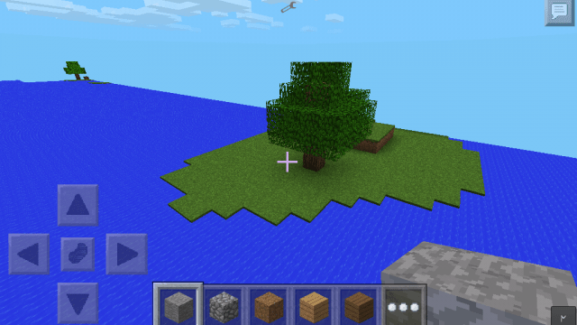 detailed Small & Flat Survival Island Minecraft PE Seeds