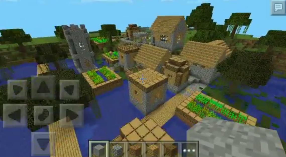 youtube Dusky Swamp Village in Water Minecraft PE Seeds