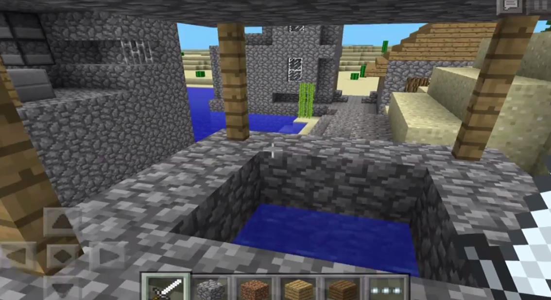 Lockett River Village & A Stronghold MCPE Seeds minecrafts.us
