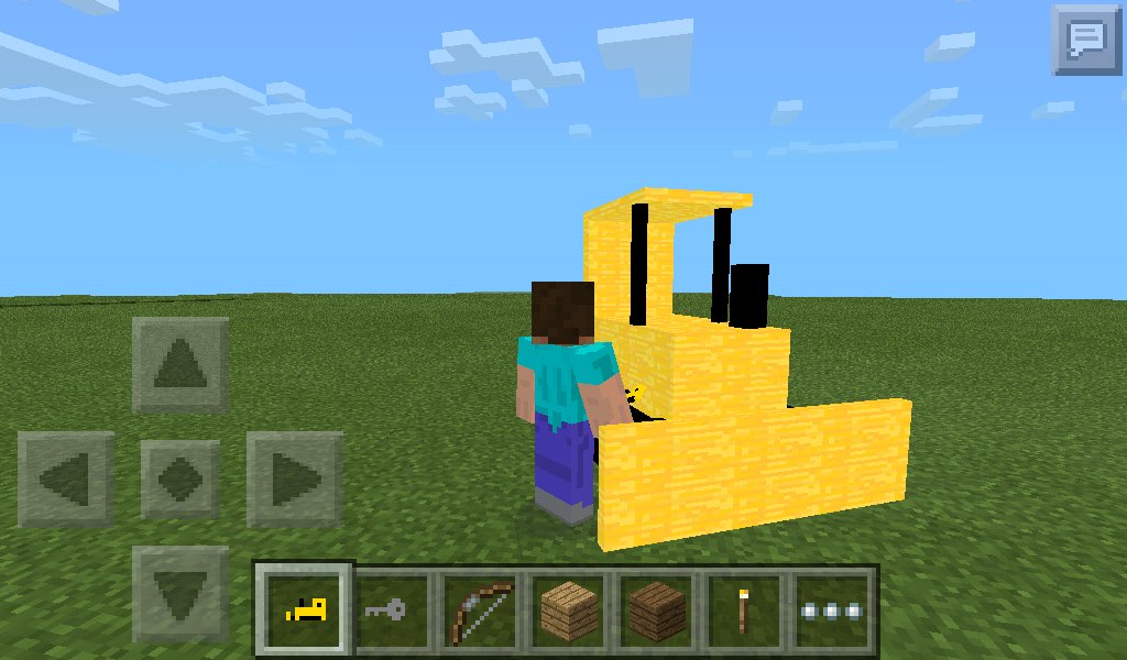 Mech Bulldozer Mod Minecraft PE Mods & Addons