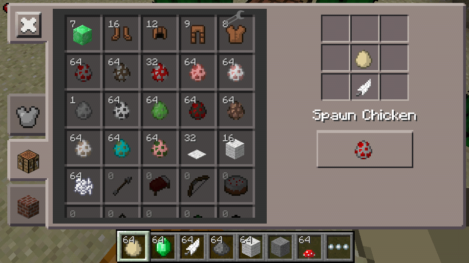 Craftable Eggs Minecraft PE Mods & Addons