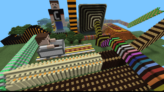 Illusion [Roller Coaster] Minecraft PE Maps
