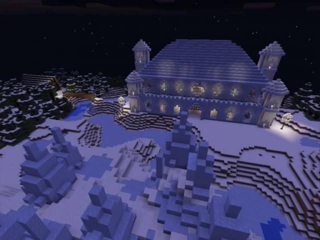Ice Castle [Creation] Minecraft PE Maps
