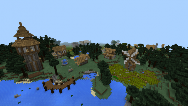 Old Medieval Village [Creation] Minecraft PE Maps