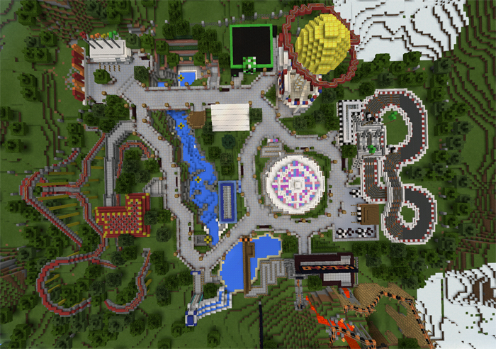 HeroFair Amusement Park [Download Here] Minecraft 1.12.2.