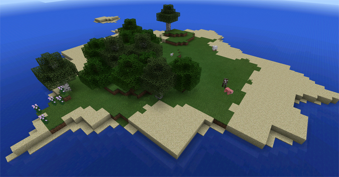 750505317 Two Survival Islands Minecraft PE Seeds
