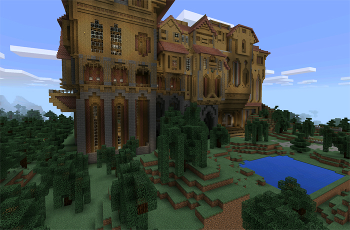 Herobrine Mansion [Creation] | Minecraft Pe Maps